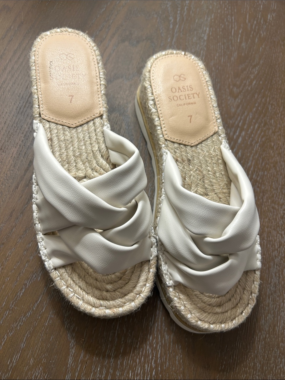 OASIS SOCIETY California Espadrilles SANDALS Size 7